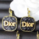 Gold Fashion Elegant Letter Patchwork Earrings