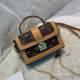 Yellow Fashion Street Print Patchwork Bags
