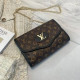 Black Fashion Street Print Chains Bags