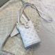 White Fashion Street Print Patchwork Bags