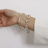 White Fashion Solid Bracelets