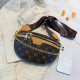 Brown Fashion Street Print Patchwork Bags