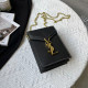 Black Fashion Street Solid Chains Letter Bags