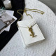White Fashion Street Solid Chains Letter Bags
