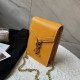 Yellow Fashion Street Solid Chains Letter Bags