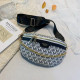 White Fashion Street Print Patchwork Bags