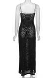 White Sexy Print Patchwork Spaghetti Strap Pencil Skirt Dresses