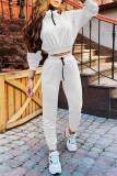Pink Fashion Casual Solid Split Joint Zipper Collar Long Sleeve Two Pieces