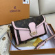 Pink Fashion Street Print Patchwork Bags
