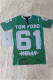 Green Fashion Street Letter Sequins O Neck T-Shirts