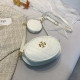 White Fashion Street Solid Patchwork Bags