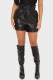 Black Fashion Casual Solid Patchwork Fold Straight High Waist Straight Solid Color Bottoms