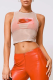 Grey Sexy Print Mesh Tops
