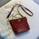 Red Fashion Street Solid Letter Bags