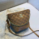 Khaki Fashion Street Solid Letter Bags
