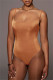 Orange Sexy Casual Solid Backless Spaghetti Strap Skinny Romper