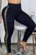 Yellow Fashion Sexy Print Patchwork Pencil Bottoms