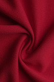 Pink Sexy Elegant Solid Patchwork Without Belt Hot Drill Halter Trumpet Mermaid Dresses