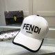 White Fashion Street Letter Embroidered Hat