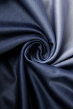Black Sexy Print Backless Asymmetrical Strapless Sleeveless Dress