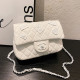 White Fashion Simplicity Solid Patchwork Bags