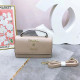 Khaki Fashion Simplicity Solid Letter Bags