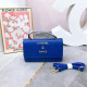 Blue Fashion Simplicity Solid Letter Bags