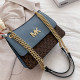 Blue Fashion Simplicity Letter Patchwork Bags