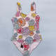 Multicolor Fashion Sexy Print Swimwears