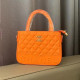 Orange Fashion Casual Solid Letter Bags