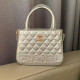 Silver Fashion Casual Solid Letter Bags