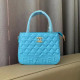 Blue Fashion Casual Solid Letter Bags