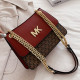Red Fashion Simplicity Letter Patchwork Bags