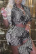 Black Fashion Casual Print Letter Turndown Collar Short Sleeve Two Pieces