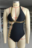 White Fashion Sexy Patchwork Solid Hollowed Out Tear Swimwears (With Paddings)