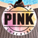 Pink Casual Party Print Graffiti Patchwork Beach Mat