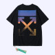 Black Fashion Casual Print O Neck T-Shirts