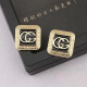 Gold Fashion Simplicity Letter Patchwork Earrings