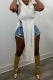 White Fashion Sexy Solid Slit Hooded Collar Tops