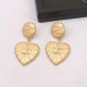 Gold Fashion Vintage Geometric Patchwork Earrings