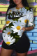 White Green Fashion Casual Tie Dye Letter O Neck Short Sleeve Two Pieces