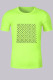 Fluorescent Green Fashion Street Print Letter O Neck T-Shirts