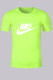 Fluorescent Green Fashion Casual Print Letter O Neck T-Shirts