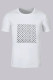 White Fashion Street Print Letter O Neck T-Shirts