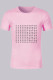 Pink Fashion Casual Print Letter O Neck T-Shirts