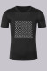 Black Fashion Street Print Letter O Neck T-Shirts