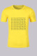 Yellow Fashion Casual Print Letter O Neck T-Shirts