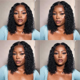Black Fashion Casual Solid Patchwork Wigs