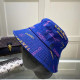 Dark Blue Fashion Casual Graffiti Patchwork Hat