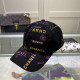 Black Fashion Street Graffiti Letter Hat